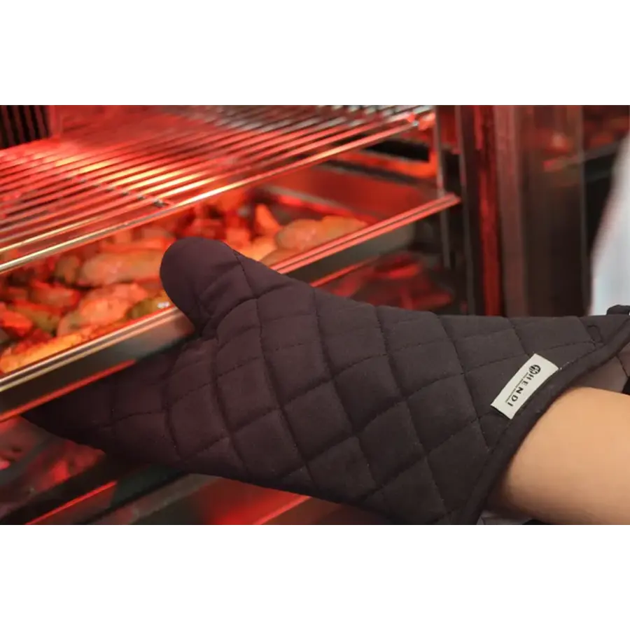 Gants de cuisine | Coton ignifuge | 38 cm | 2 pièces