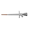 HorecaTraders Robinet extérieur antigel | 104 mm | Laiton chromé