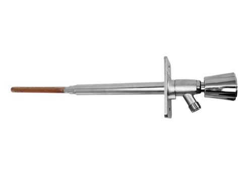  HorecaTraders Robinet extérieur antigel | 104 mm | Laiton chromé 