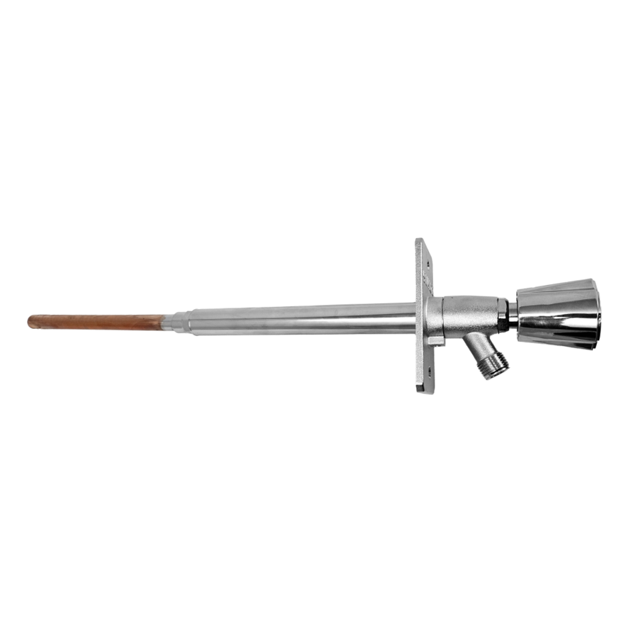 Frost-free Outdoor Tap | 104mm | Chromed Brass