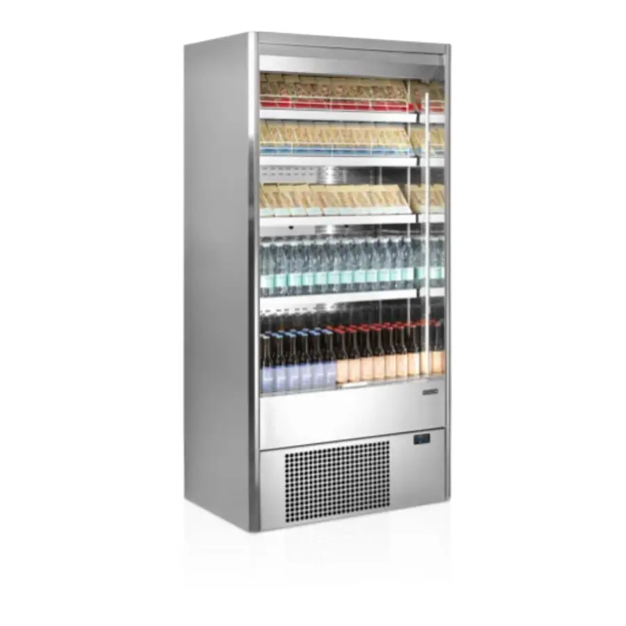 Refroidissement mural | acier inoxydable | 657 litres | 985 x 640 x(h)1985 mm