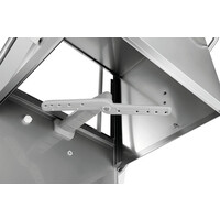 Durchlaufspülmaschine | 15 °C bis 60 °C | Edelstahl | 790x845x1535 mm