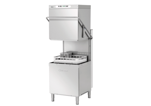  Bartscher Machine de rinçage traversante | 15 °C à 60 °C | acier inoxydable | 790x845x1535 mm 
