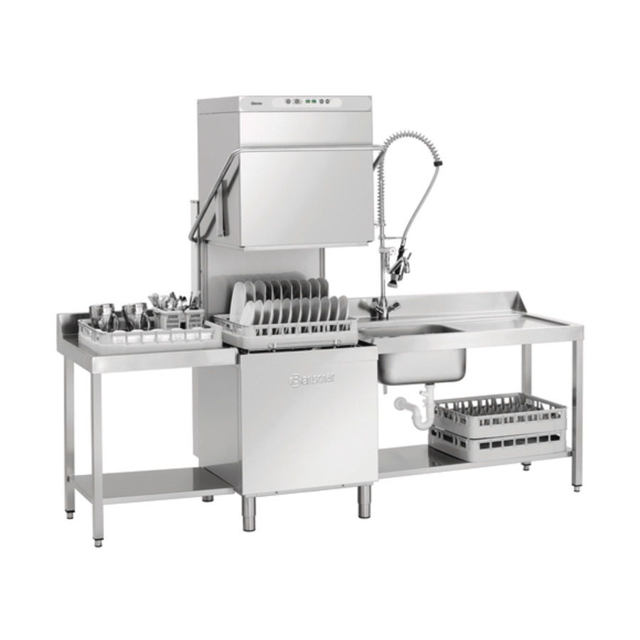 Flushing machine | 15 °C to 60 °C | Stainless steel | 790x845x1535 mm