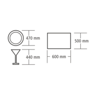 Doorvoerspoelmachine | 15 °C tot 60 °C | RVS | 790x845x1535 mm