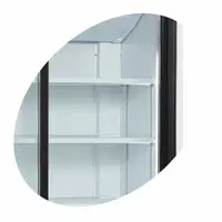 Refroidisseur d'affichage | 1000 x 735 x 1990 mm | Acier blanc | 730 L