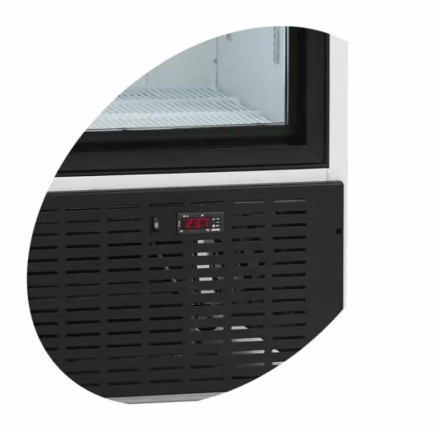 Displaykühler | 1000 x 735 x 1990 mm | Weißer Stahl | 730 Liter