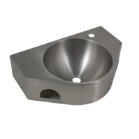 Wall-mounted washbasin | Stainless steel | 600(w)x395(d)x150(h) mm