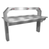 HorecaTraders Îlot de buanderie en acier inoxydable | 1220(l)x1000(p)x1300(h) mm | 4 places sur 6