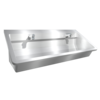 HorecaTraders Lavoir | acier inoxydable | Robinets inclus | 4 tailles