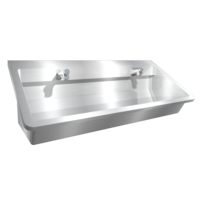Lavoir | acier inoxydable | Robinets inclus | 4 tailles