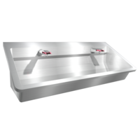 Lavoir | acier inoxydable | Robinets inclus | 4 tailles