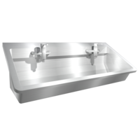 Lavoir | acier inoxydable | Robinets inclus | 4 tailles