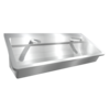 HorecaTraders Lavoir | acier inoxydable | Robinets inclus | 4 tailles