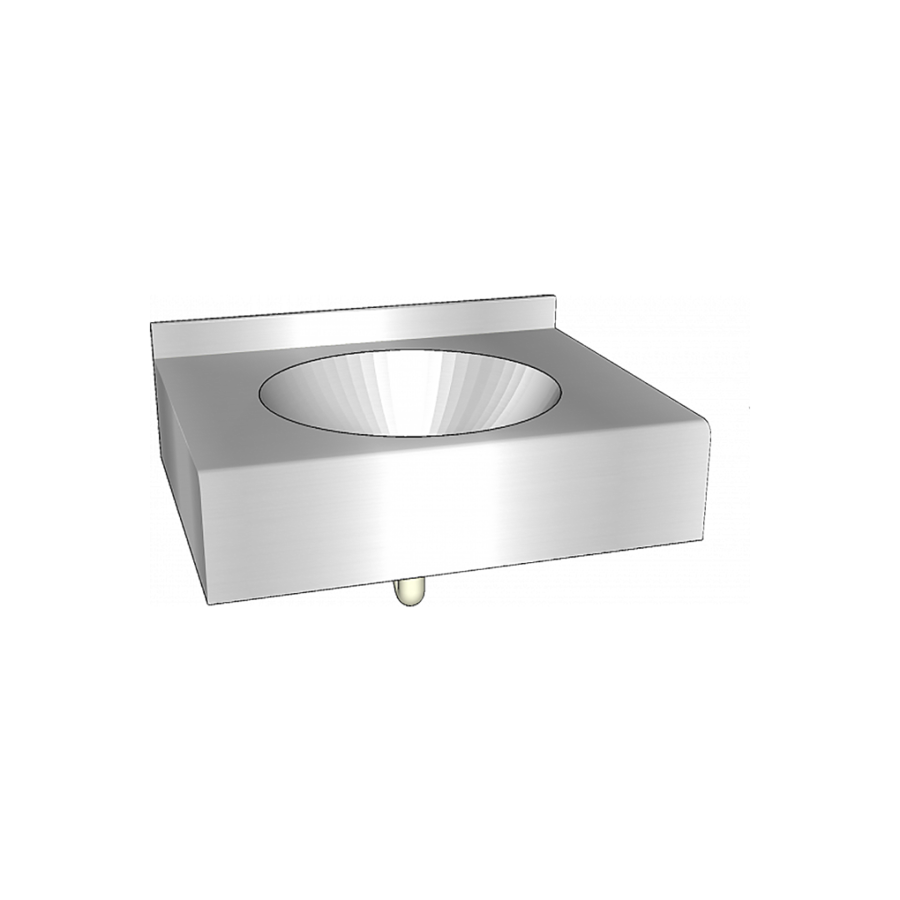 Reihenwaschtisch | Edelstahl |600x565x(h)200 mm