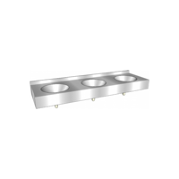 lavabo multiple | Acier inoxydable |1800x565x(h)200 mm