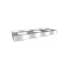 HorecaTraders meervoudige wastafel met spatrand | RVS | 1800x515x(h)200 mm