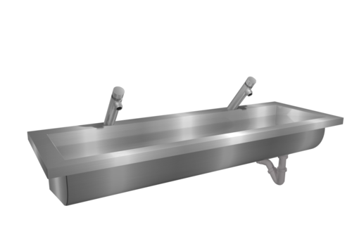  HorecaTraders Lavoir | acier inoxydable | 1200 x 400 x 240 mm | 6 tailles 