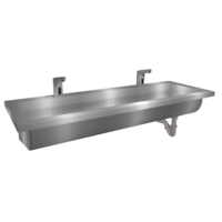 Lavoir | acier inoxydable | Incl. robinets infrarouges | 6 tailles