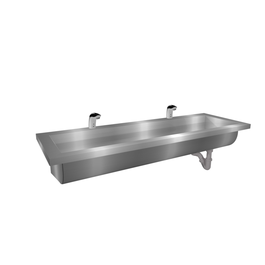 washbasin | stainless steel | incl. infrared taps | 6 sizes