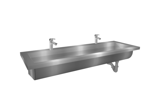  HorecaTraders bac à linge | acier inoxydable | Incl. robinets | 6 tailles 