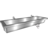 HorecaTraders laundry chute | Stainless steel | Incl. taps | 6 formats
