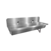 HorecaTraders Lavoir | acier inoxydable | Incl. robinets | 6 tailles