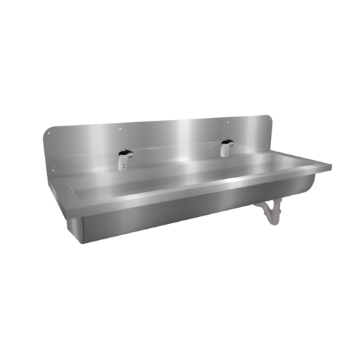  HorecaTraders Lavoir | acier inoxydable | Incl. robinets | 6 tailles 