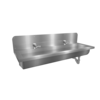HorecaTraders Extra wide sink | Incl. taps | Stainless steel | 6 sizes