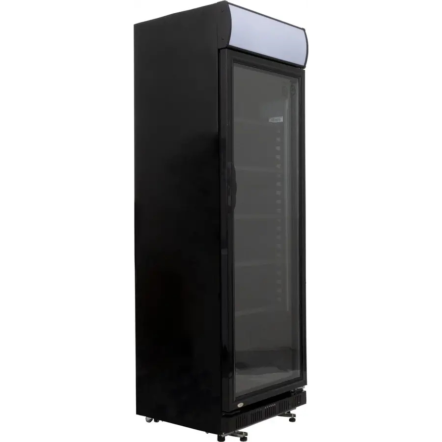 Commercial refrigerator with glass door | hinge left | 63x62x (h) 193 cm