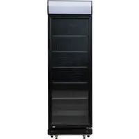 Réfrigérateur commercial avec porte vitrée | charnière gauche | 63x62x(h)193 cm