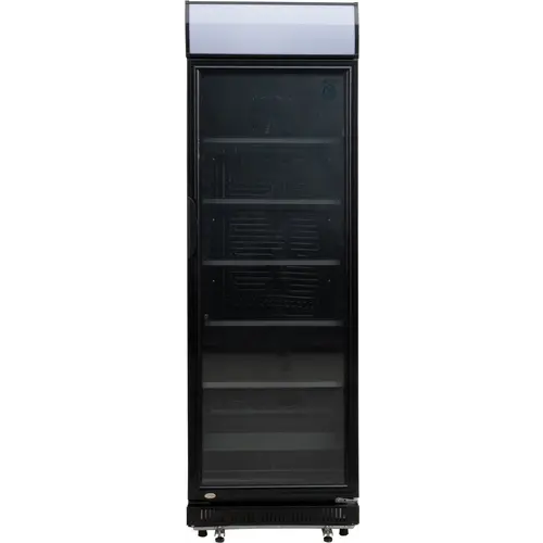  HorecaTraders Commercial refrigerator with glass door | hinge left | 63x62x (h) 193 cm 