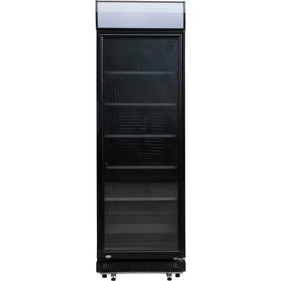 Réfrigérateur commercial avec porte vitrée | charnière gauche | 63x62x(h)193 cm