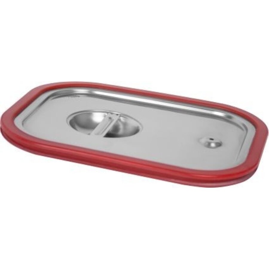 Gastronorm lid with rubber seal | GN 1/6