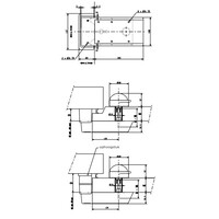 Single point lock with key composite