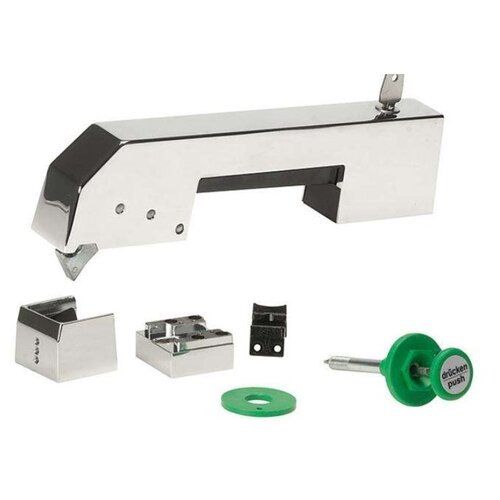  HorecaTraders Jumbo lock complete | panel thickness 100mm | chrome plated 