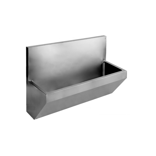  HorecaTraders surgeons washbasin | open/closed bottom | Stainless steel | 2 formats 