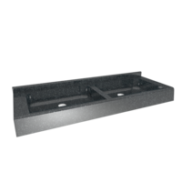 Multiple washbasin | polymer concrete | 1200 x 510 x 180 mm | 10 colours