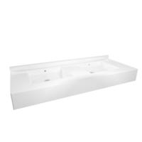 Multiple sink | polymer concrete | 1800 x 510 x 180 mm | 10 colors