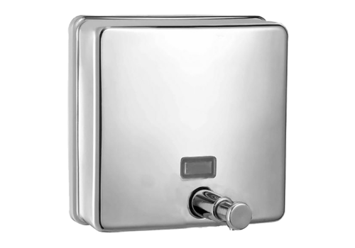  HorecaTraders distributeur de savon | acier inoxydable | 1,5 L | L 174 x P 71 x H 174 mm 
