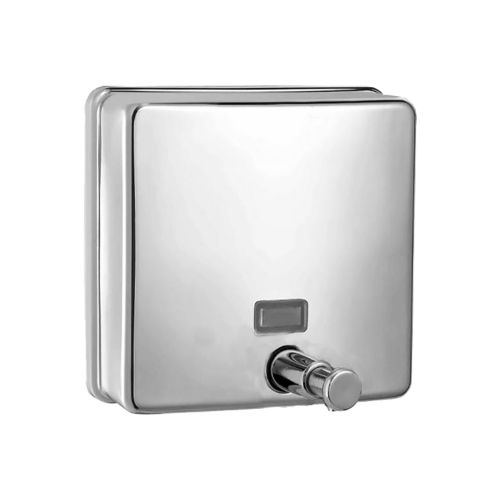  HorecaTraders soap dispenser | Stainless steel | 1.5L | W 174 x D 71 x H 174 mm 