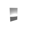 HorecaTraders Stainless steel safety mirror | 600 x 400 mm | Multiple types