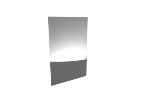  HorecaTraders miroir de sécurité en acier inoxydable | 600 x 400 mm | Plusieurs types 
