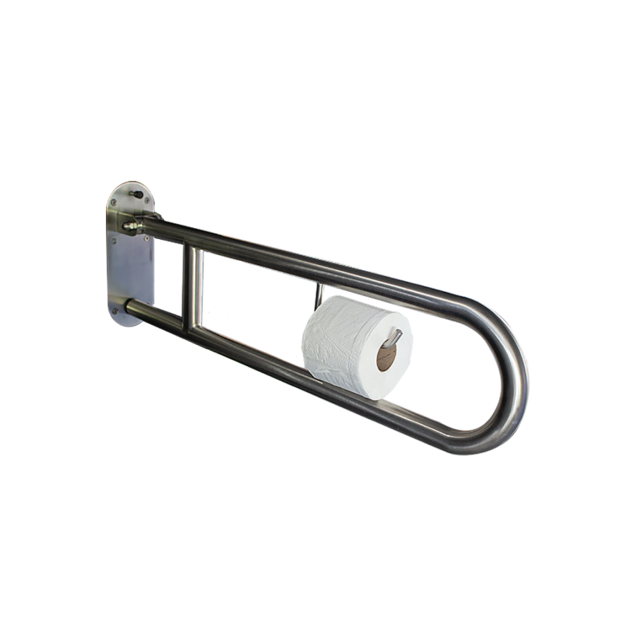 folding toilet bracket | Stainless steel | Ø 32x900mm