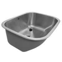 built-in sink | Stainless steel | W 550 x D 450 x H 190 mm