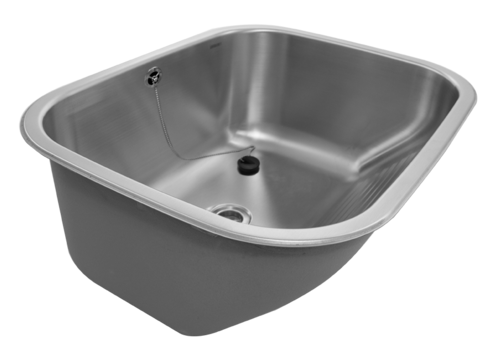  HorecaTraders évier encastré | acier inoxydable | L 550 x P 450 x H 190 mm 