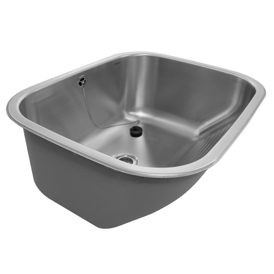 built-in sink | Stainless steel | W 550 x D 450 x H 190 mm