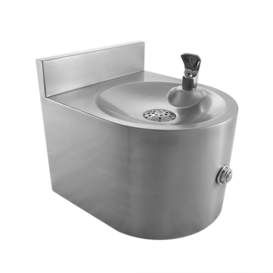 hanging drinking fountain | Stainless steel | W 324 x D 360 x H 290 mm