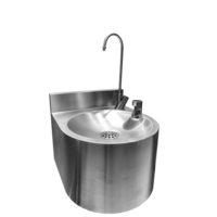 hanging drinking fountain made of stainless steel | W 324 x D 360 x H 290 mm