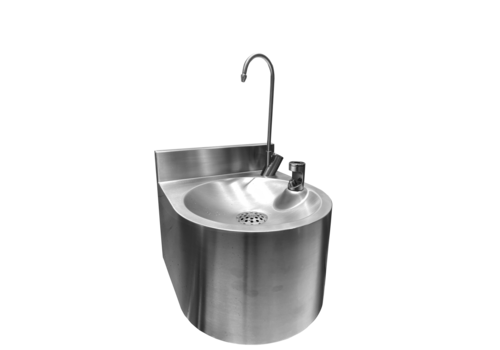  HorecaTraders hanging drinking fountain | Stainless steel | W 324 x D 360 x H 290 mm 